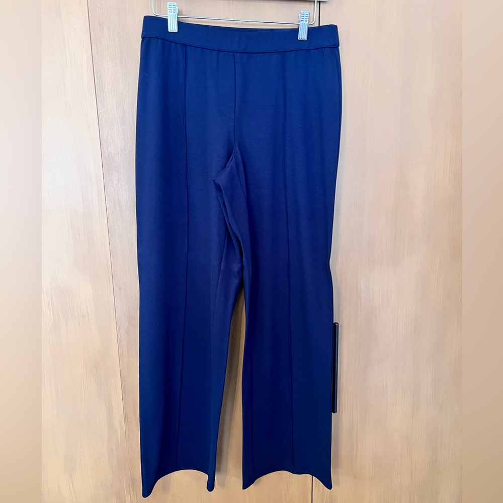 JJill Wearever Collection full length knit front seam pants, small, NWT